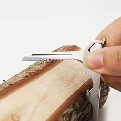 KeyShape Mini MultiTool Keychain With Knife  Screwdriver Utility 3