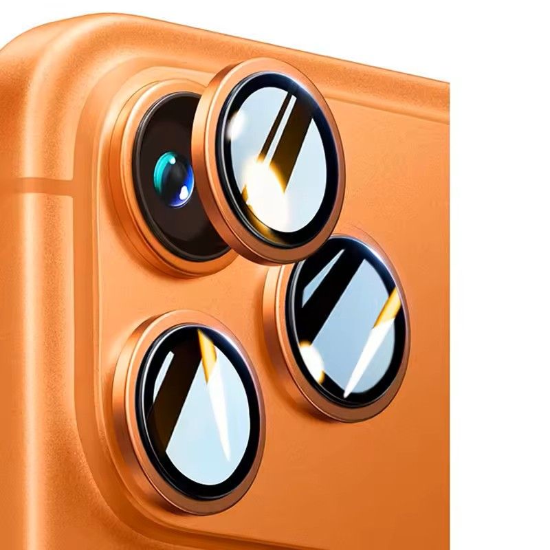 Aluminum Alloy Camera Lens Protector For IPhone 17 Pro  Max  9H Tempered Glass Cover Scratch  Drop