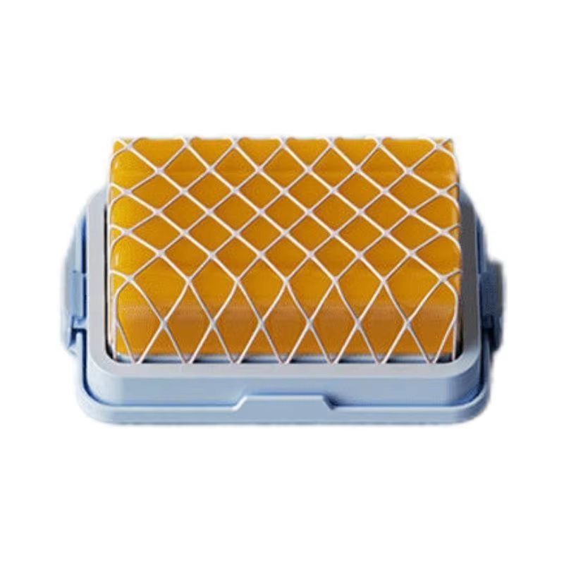 HighElastic Mesh Soap Box For Laundry  Bathroom  NonSlip Drain Storage Holder 6