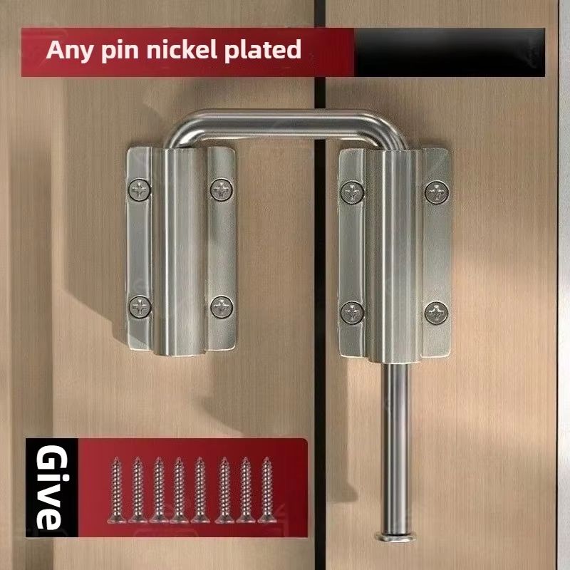 Durable Aluminum Alloy 90180 Adjustable AntiTheft Door Latch Lock 5