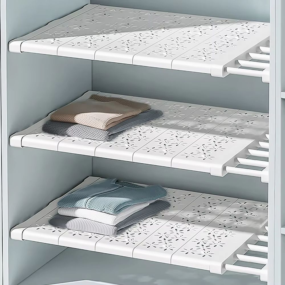 SmartSpace Adjustable WallMounted Organizer Rack  Space Saving Kitchen  Closet Storage System 2