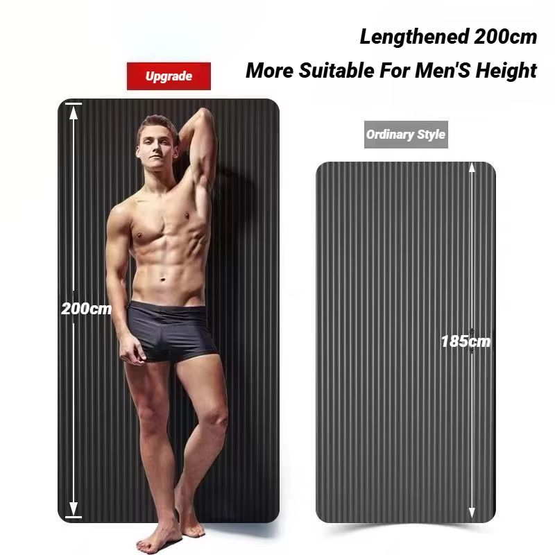 Premium ExtraThick NBR NonSlip Yoga Mat Duo For Fitness  Pilates 1