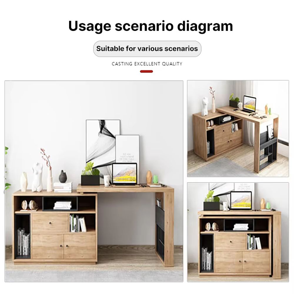 TurnMaster 90 Swivel BenchConnector Hardware Kit  Multifunctional FoldAway Table  Desk Mount System 2