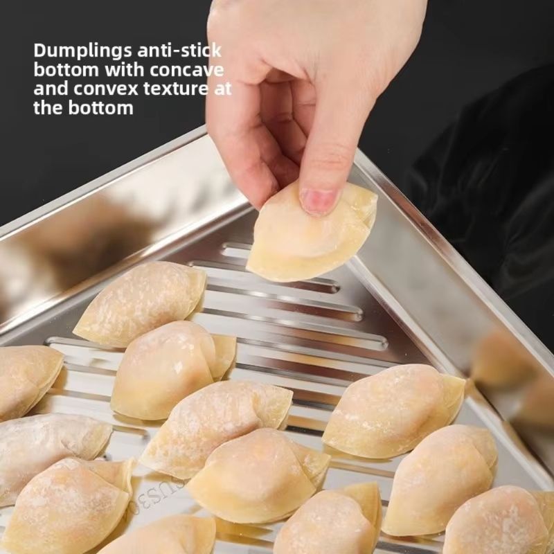 ProChef Stainless TriTray Set With Lids  NonStick Roasting  Baking System 3