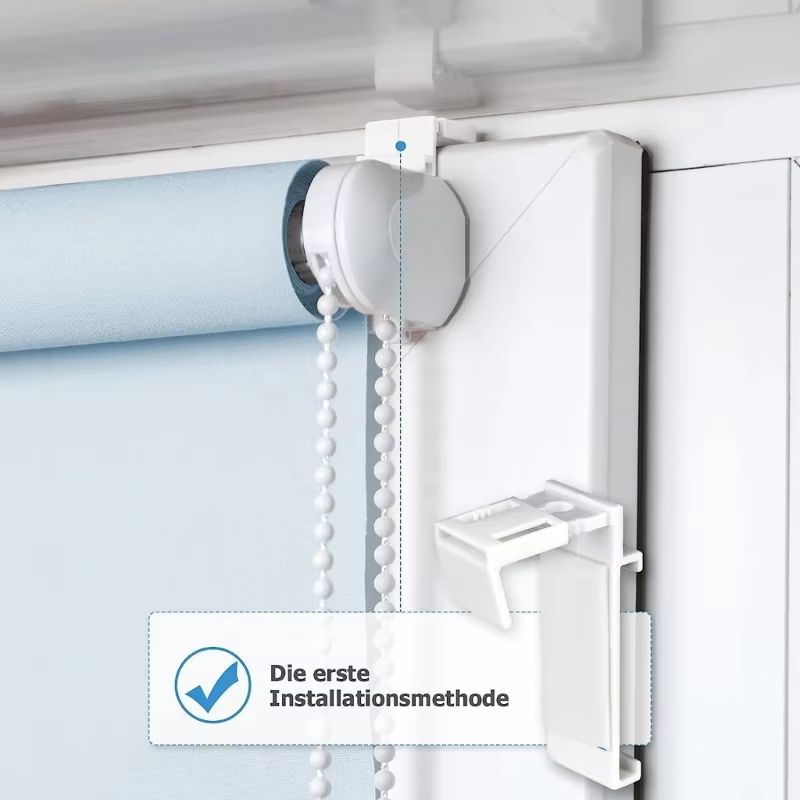 Durable Adhesive Clamp Support Brackets Set For Roller Blinds 4Piece 3