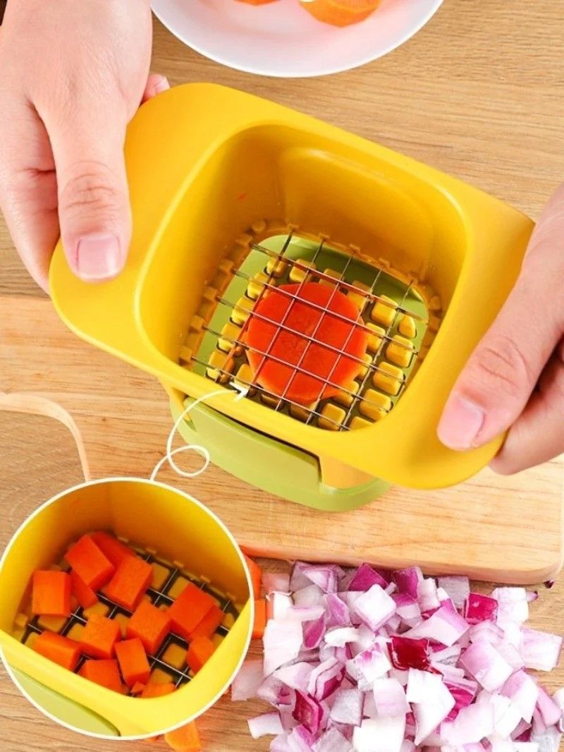 Everyday Chef HandPress Vegetable  FrenchFries Cutter  Cucumber  Potato Slicer Deluxe 4