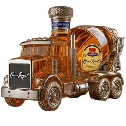 IndustrialMix Glass Spirits Dispenser  Creative Cement Blender Design Bottle For Whiskey  Vodka 5