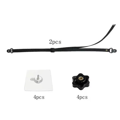 Adjustable NoDrill TV Safety Straps  AntiTip Furniture Anchors  2Piece Set 6