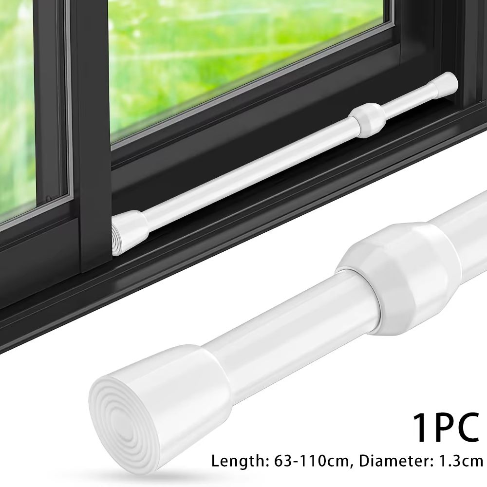 Adjustable Metal Safety Bar For Sliding Windows  Doors With RubberTip Lock 9