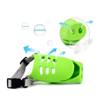 PigSnout Adjustable Breathing Mask For Puppy  Cute AntiBite AntiIngestion Pet Muzzle 2