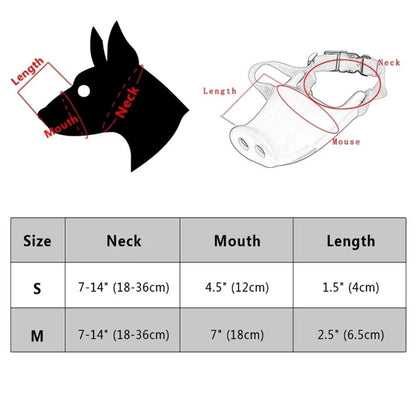 PigSnout Adjustable Breathing Mask For Puppy  Cute AntiBite AntiIngestion Pet Muzzle 5