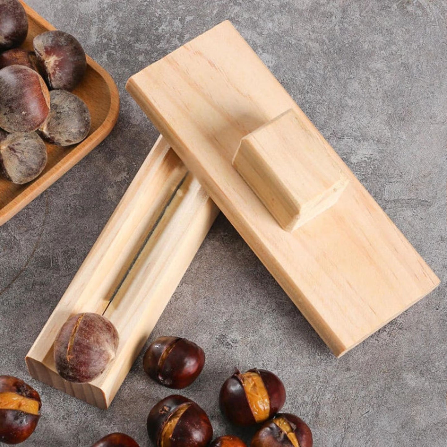 Multifunctional Manual Chestnut Cutter  Opener Clip Tool 1