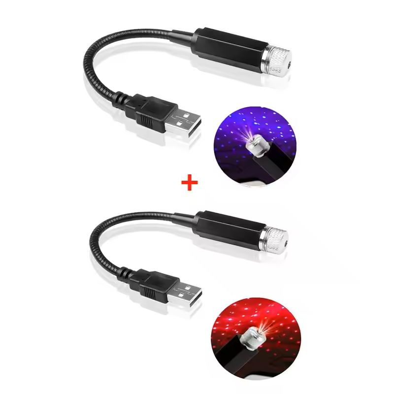 USB Mini LED Star Night Light Projector For Car Roof And Room Ceiling 3