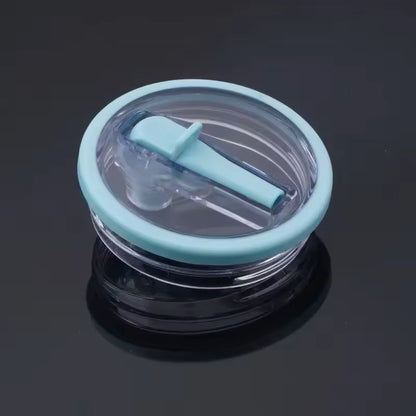SpillProof Spiral Straw Cover Replacement Lid For 40 Oz Tumbler Cup 2