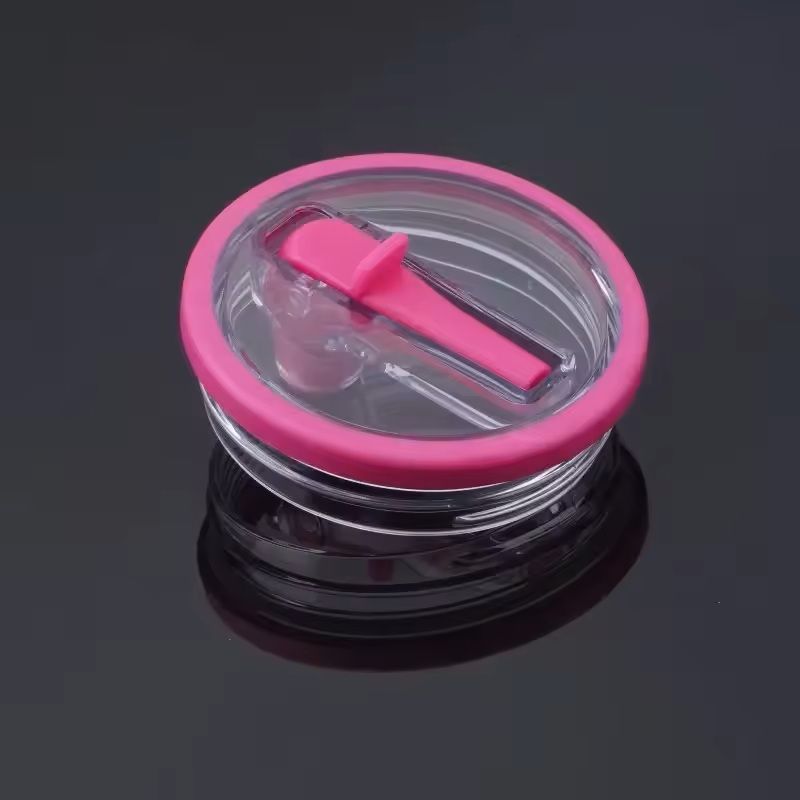 SpillProof Spiral Straw Cover Replacement Lid For 40 Oz Tumbler Cup 18