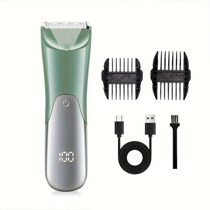 USB Body Hair Trimmer For Men  Beard Groin  Full Body Grooming 4