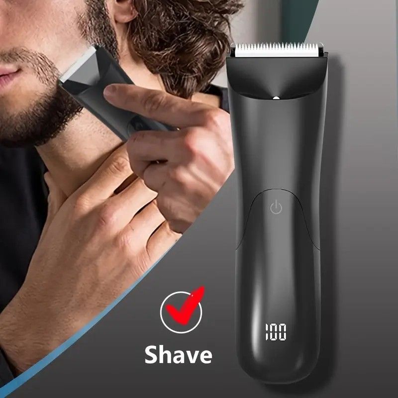 USB Body Hair Trimmer For Men  Beard Groin  Full Body Grooming 5