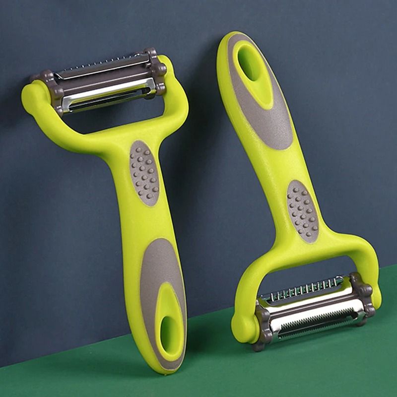 Three in One Rotary Vegetable Peeler and Grater for Kitchen Use