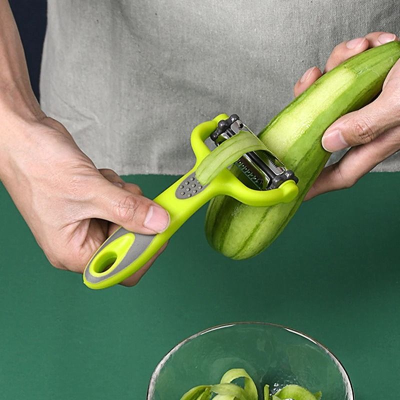 Three In One Rotary Vegetable Peeler And Grater For Kitchen Use 1