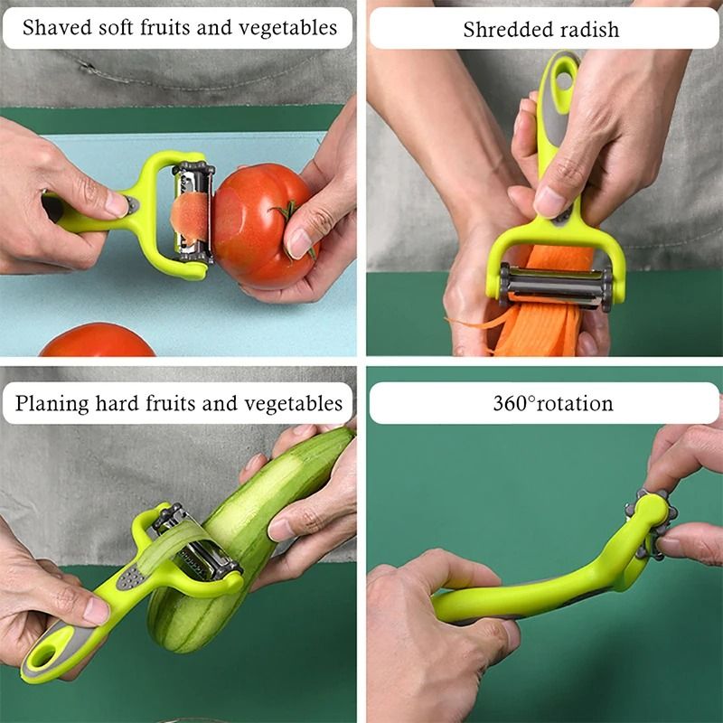Three In One Rotary Vegetable Peeler And Grater For Kitchen Use 3