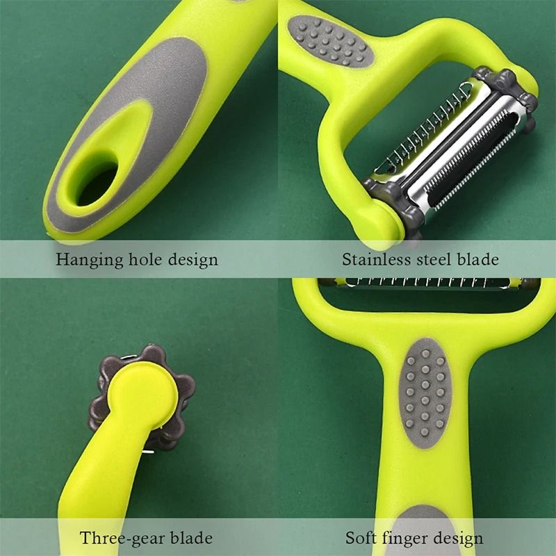 Three In One Rotary Vegetable Peeler And Grater For Kitchen Use 4