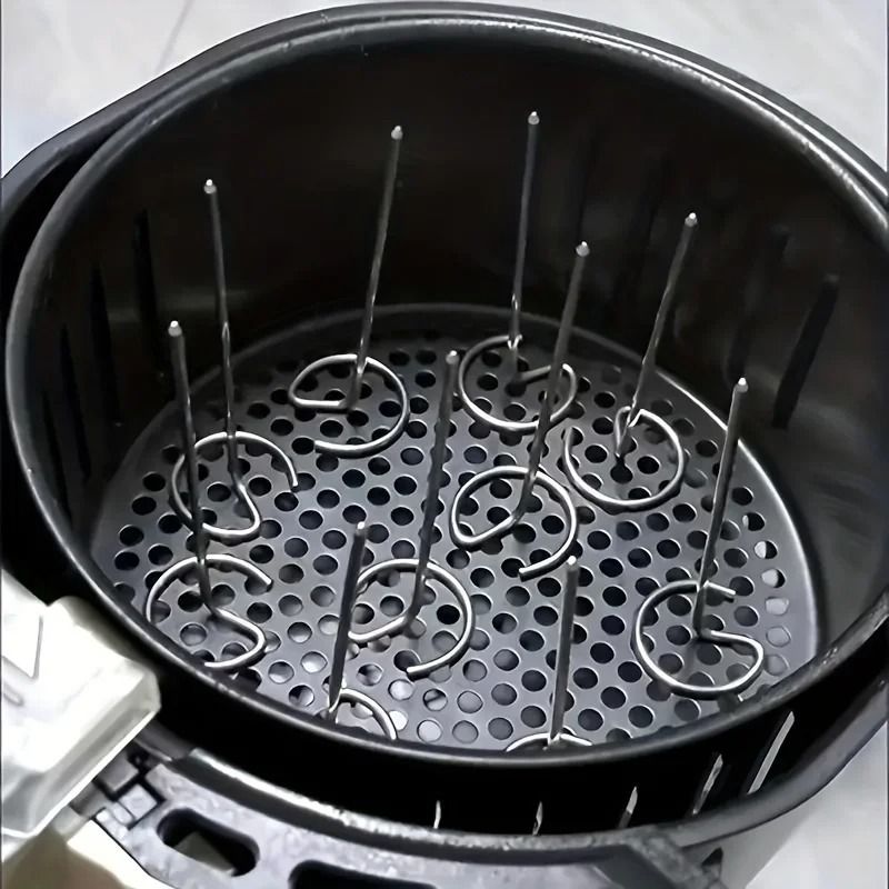 Stainless Steel Skewer Set for Air Fryers Ovens and Vertical Grills