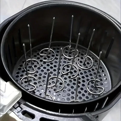 Stainless Steel Skewer Set for Air Fryers Ovens and Vertical Grills