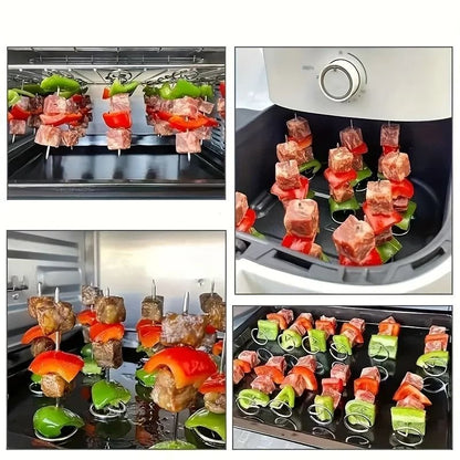 Stainless Steel Skewer Set For Air Fryers Ovens And Vertical Grills 1