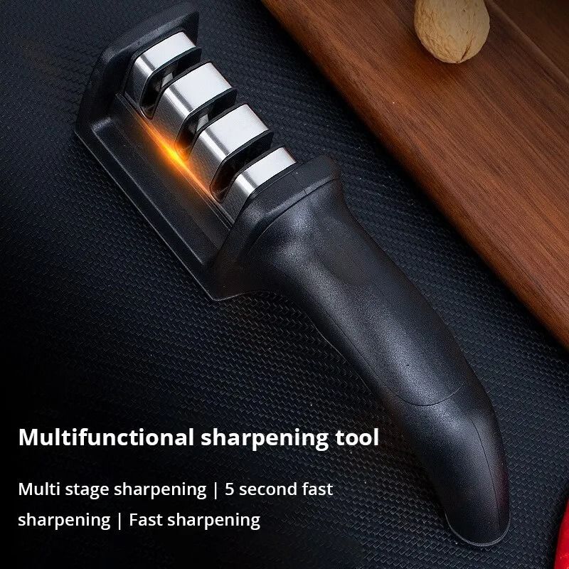 Three Stage Knife Sharpener For Kitchen Knives And Cooking Tools 2