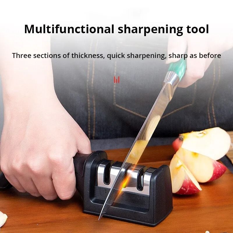 Three Stage Knife Sharpener For Kitchen Knives And Cooking Tools 3