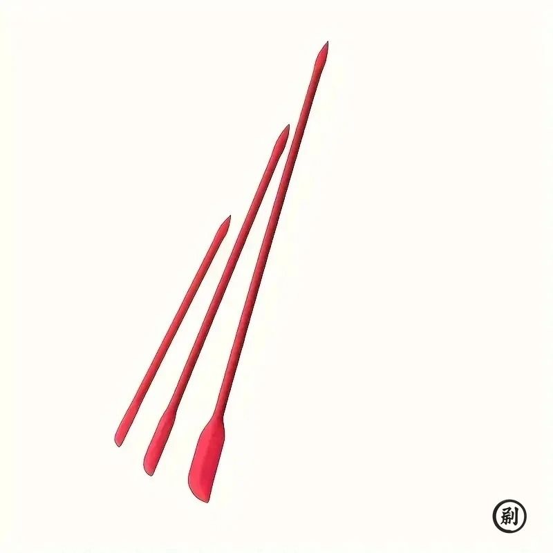 Mini Silicone Spatula Set For Jars Bottles And Everyday Kitchen Use 6