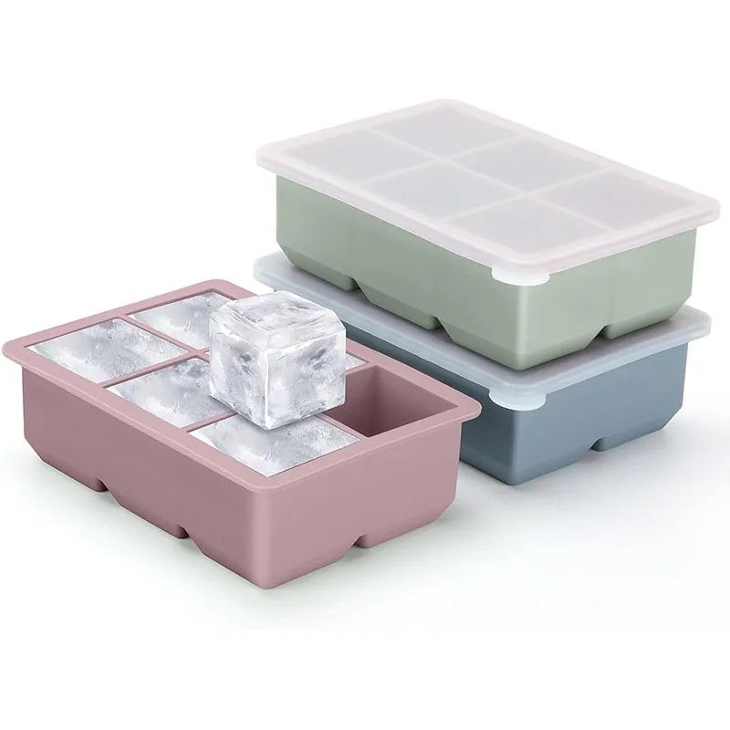ArcticSquare Premium Silicone Ice Cube Tray With LeakProof Lid 1