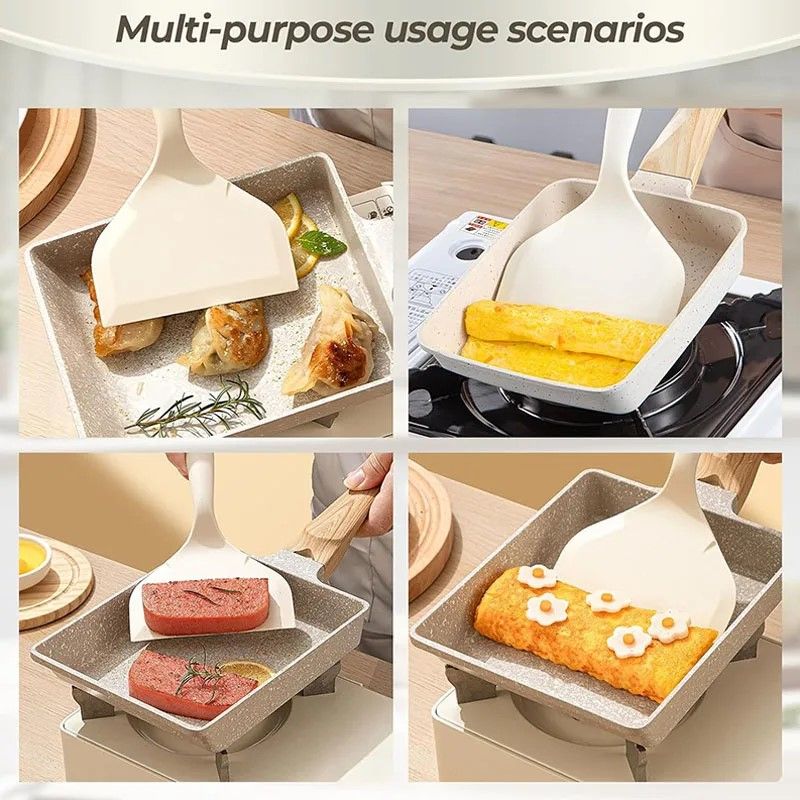 UltraWide Silicone Pancake  Pizza Turner  HeatResistant NonStick Spatula 5