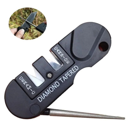 Four In One Portable Knife Sharpener With Tungsten Ceramic And Carbide Rod 1