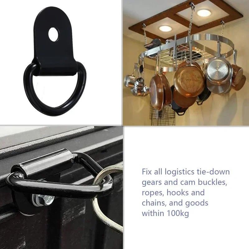 Ultimate Stainless DRing TieDown Anchor Set  10 Pack 3