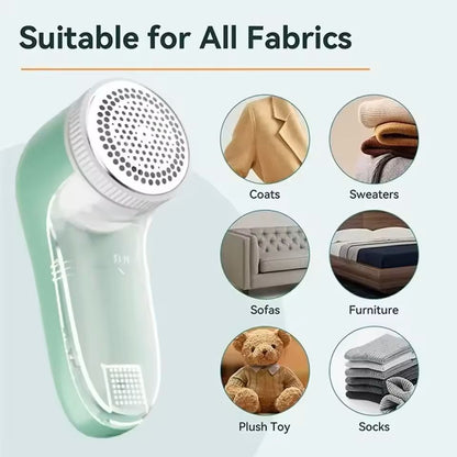 Electric Pet Hair & Lint Remover Roller for Clothes, Carpets & Upholstery