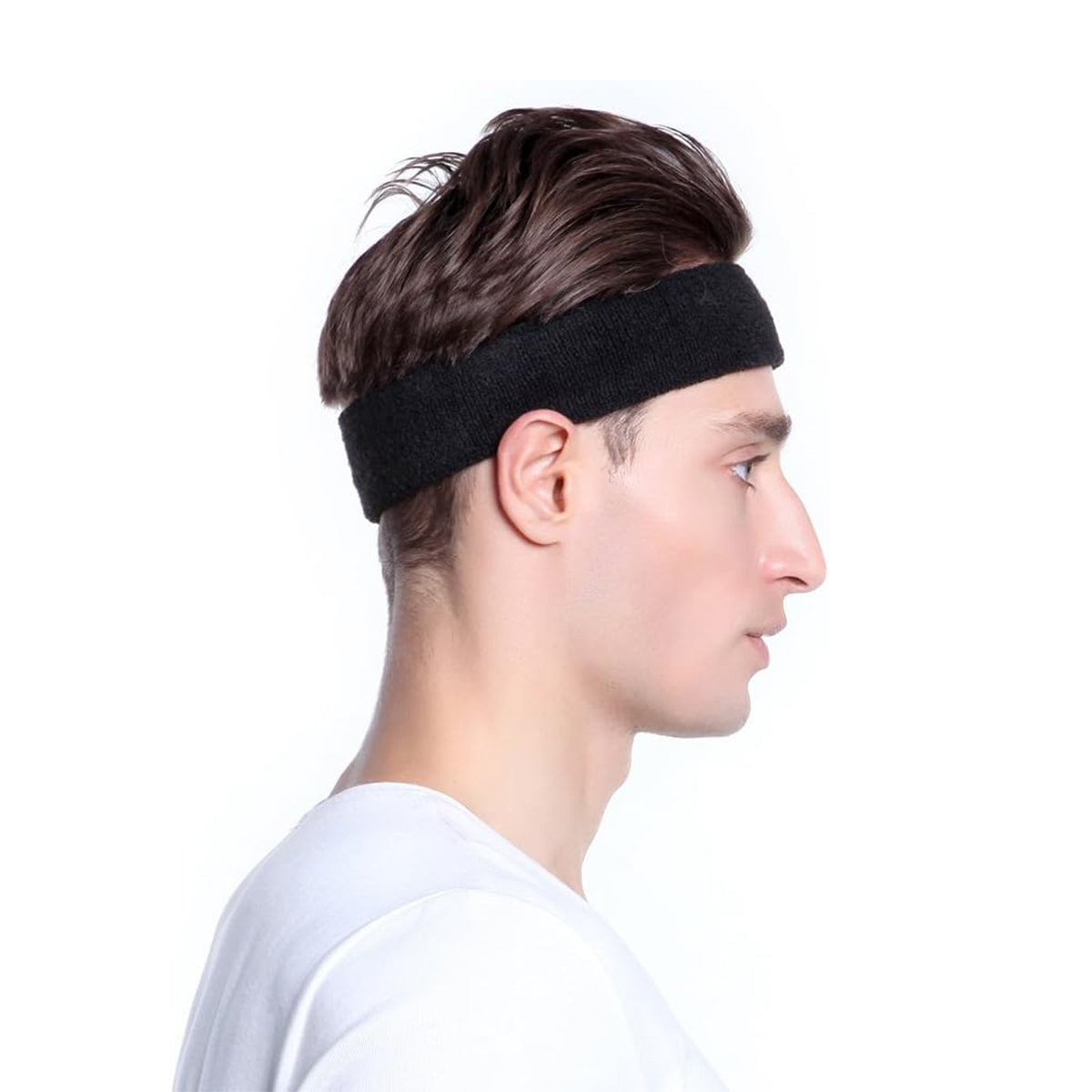 Moisture-wicking Sweatband, Non-Slip Sweatproof Sports Headbands for Men and Women, Tennis, Basketball, Fitness Gear