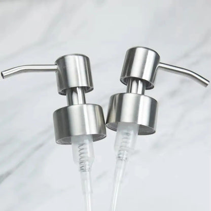 Premium 304 Stainless Steel Soap Pump Dispenser Head – Durable Replacement for Kitchen & Bathroom