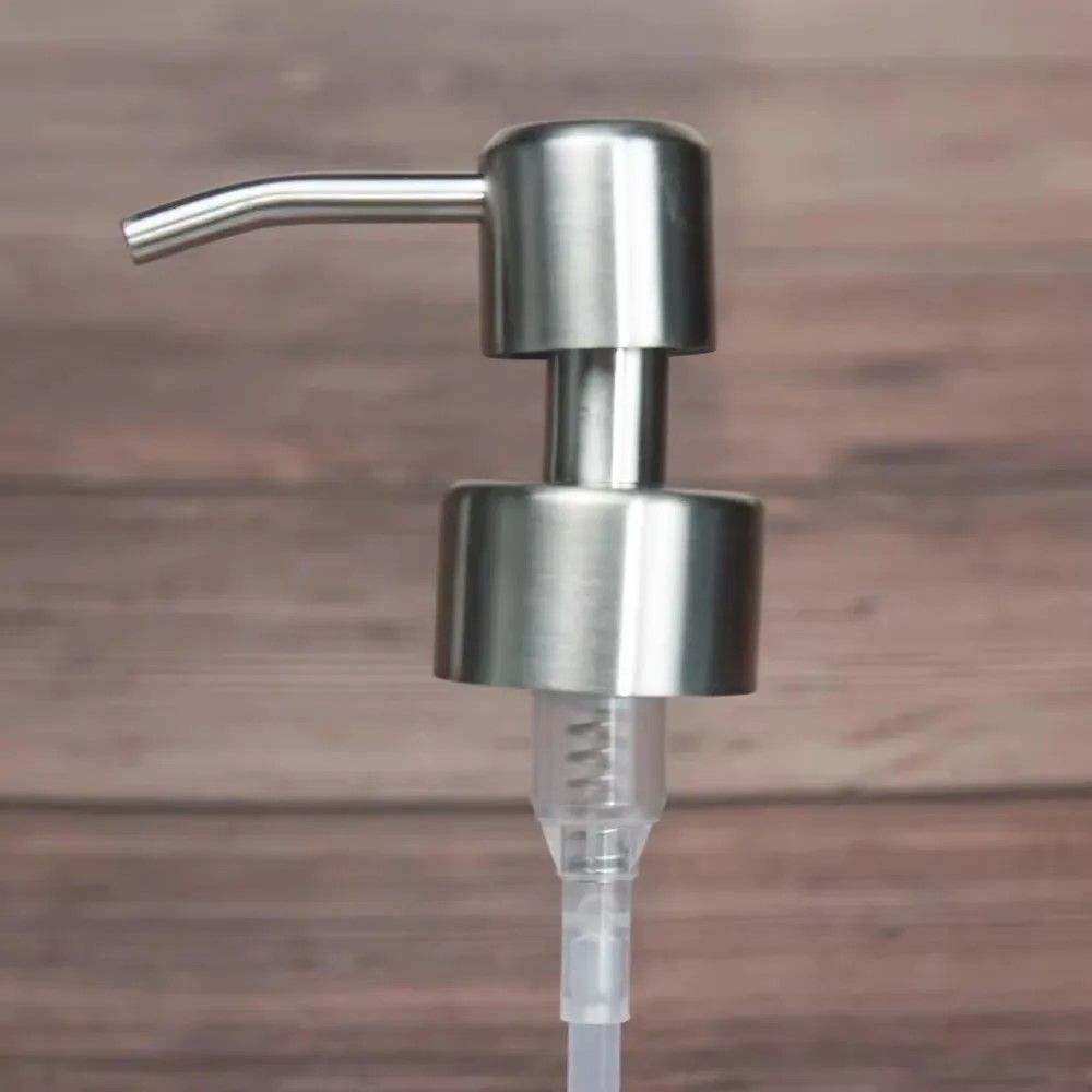 Premium 304 Stainless Steel Soap Pump Dispenser Head  Durable Replacement For Kitchen  Bathroom 6