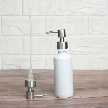 Premium 304 Stainless Steel Soap Pump Dispenser Head  Durable Replacement For Kitchen  Bathroom 5