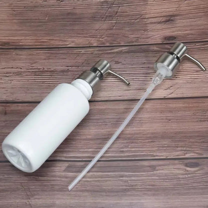 Premium 304 Stainless Steel Soap Pump Dispenser Head  Durable Replacement For Kitchen  Bathroom 3