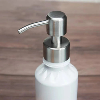 Premium 304 Stainless Steel Soap Pump Dispenser Head  Durable Replacement For Kitchen  Bathroom 4