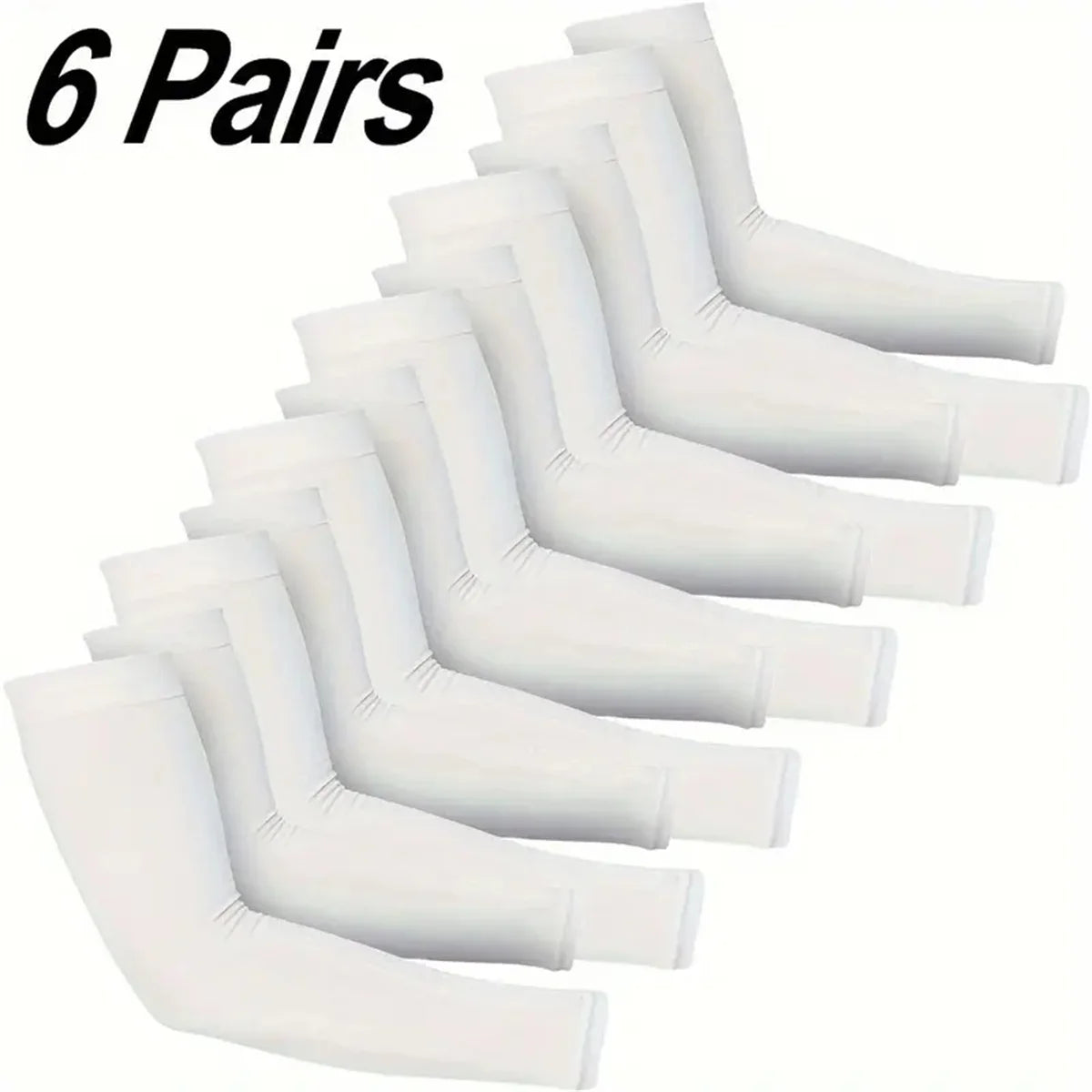 Sports Outdoor UV Protection, Cooling Arm Sleeves Compression, Breathable Moisture Wicking for Men Women