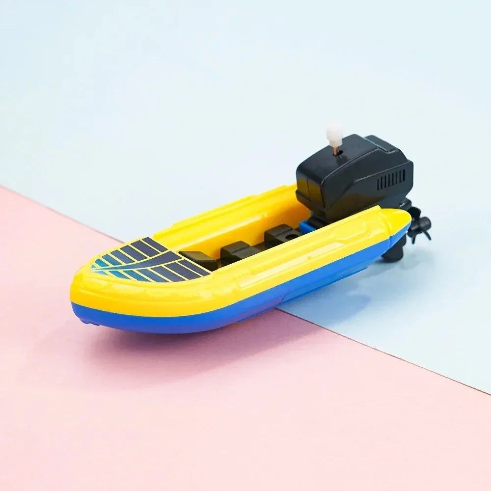 Bath Splash WindUp Speed Boat  Floating Clockwork Bath Toy For Kids 1