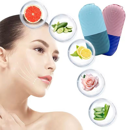 Reusable Silicone Ice Facial Massager  Skin Cooling Applicator 9
