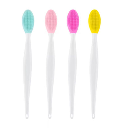 Silicone Facial Exfoliating Brush With Replacement Head For Deep Pore  Blackhead Cleaning 5