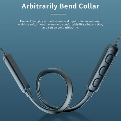 Wireless Bluetooth Headset Neck Hanging Sports Headset Stereo Noise Reduction Universal Microphone 4
