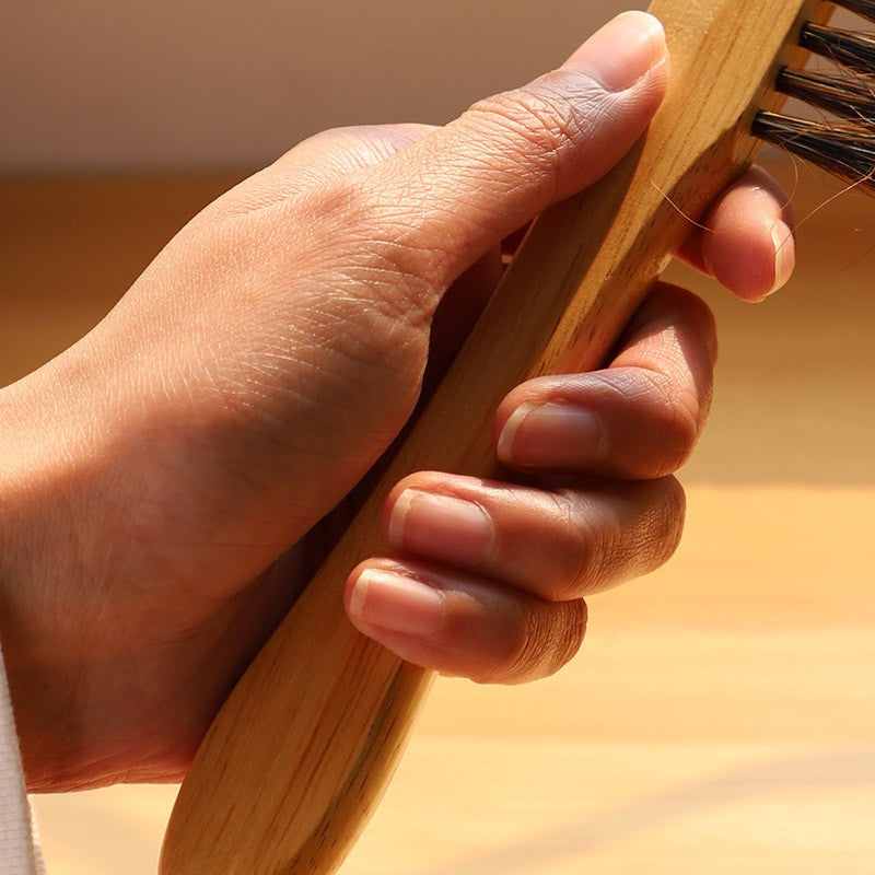 Sweep Horse Tail Hair Brush Wood New Beekeeping Equipment Wasp Bee High Quality Honey Brush Beekeep 3