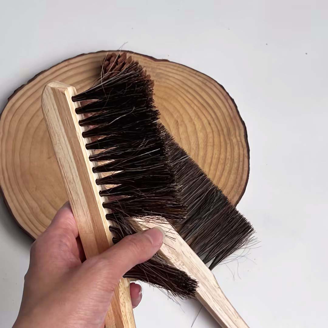 Sweep Horse Tail Hair Brush Wood New Beekeeping Equipment Wasp Bee High Quality Honey Brush Beekeep 4