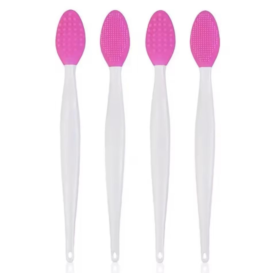 Silicone Facial Exfoliating Brush With Replacement Head For Deep Pore  Blackhead Cleaning 11